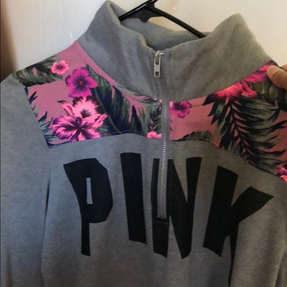 VS PINK half zip/quarter zip pullover